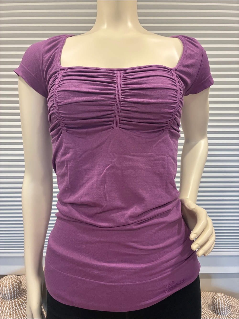 Guess Jeans Ruched Top
